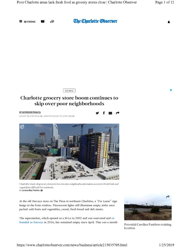 thumbnail of Charlotte Observer June 2018